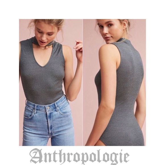 ANTHROPOLOGIE Michael Stars key hole body suit - Picture 3 of 6